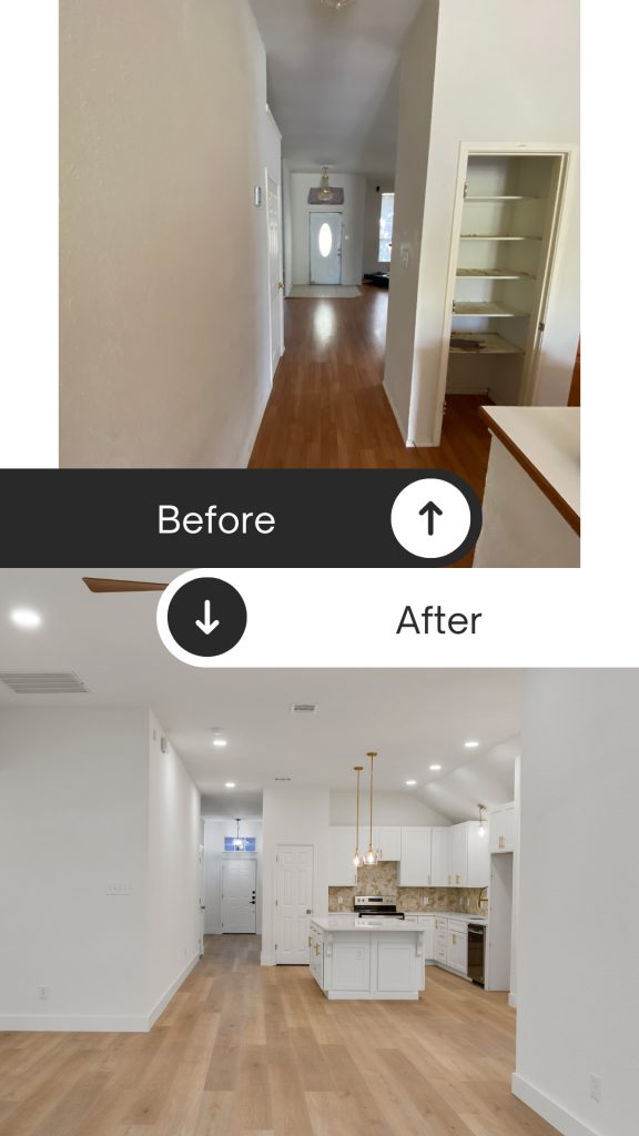 remodeling services tarrant county before and after