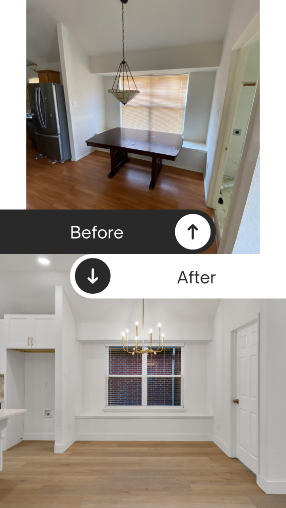 Before and after photos for make ready homes