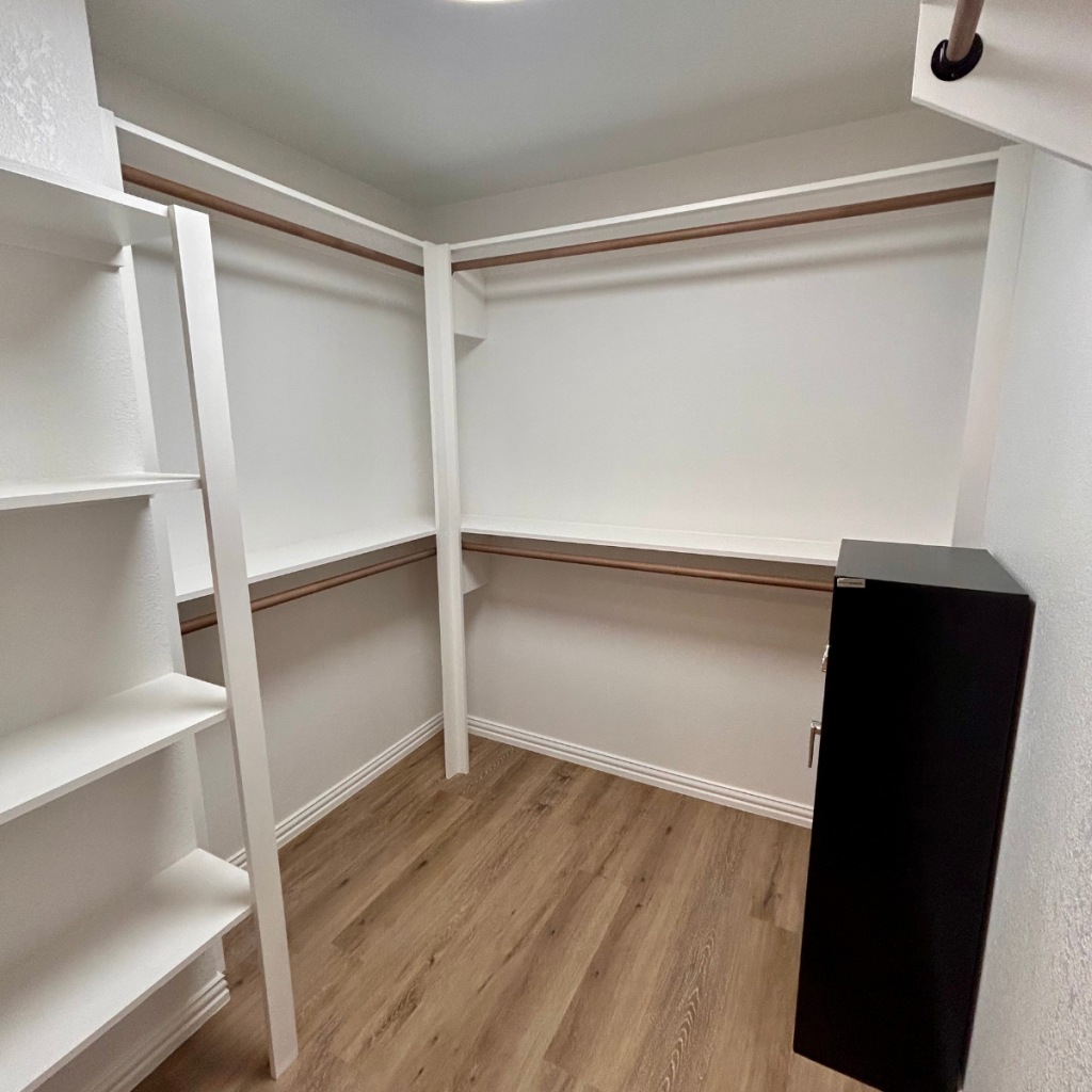 Closet remodelling after
