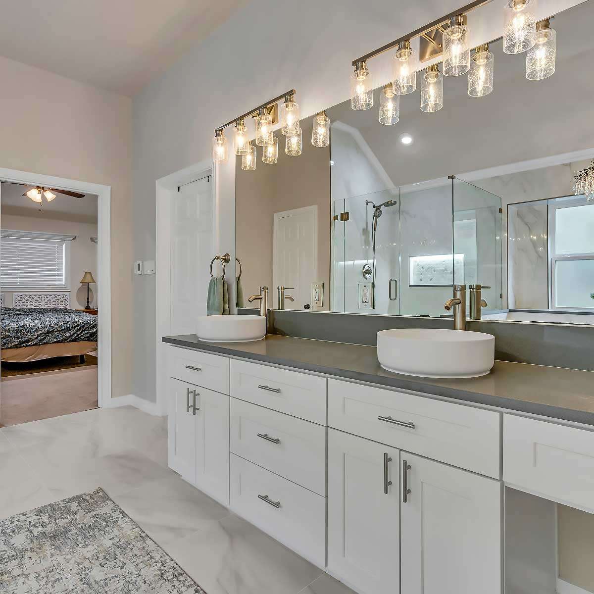 bathroom after