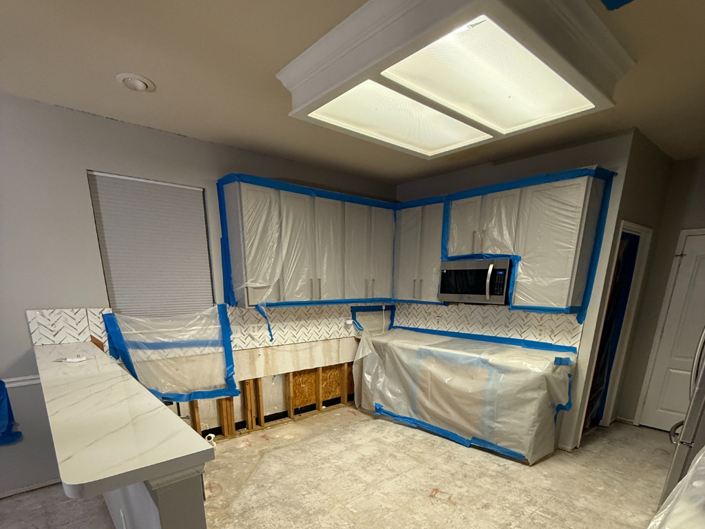 Kitchen renovation work