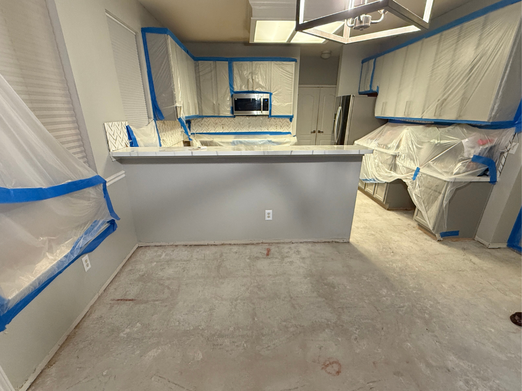 Renovation work in kitchen by makereadyhome