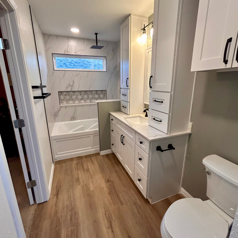 Bathroom after remodelling